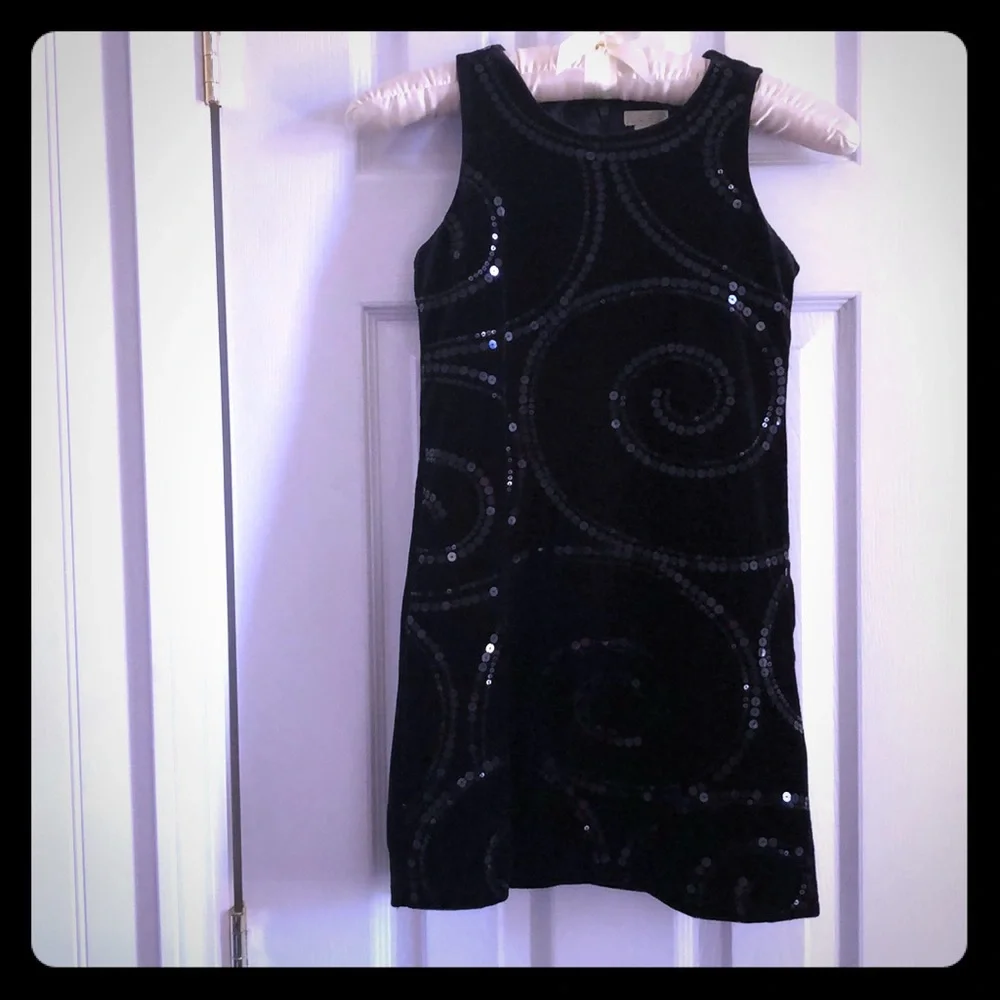 Black Velvet Mod Sheath Dress Children’s‎ Place 6x/7